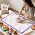Silicone Pastry Mat with 10 Useful Recipes, Silicone Baking Mat by Bredominant