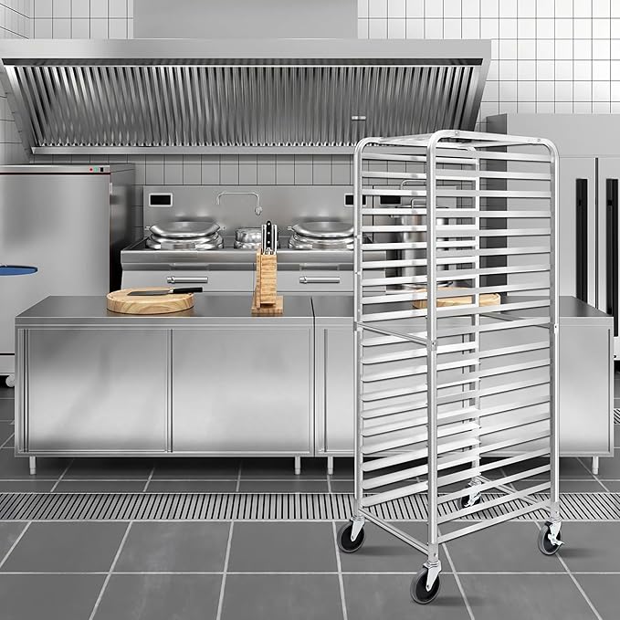 Bun Pan Rack, 20 Tier Bakery Rack - Image 7