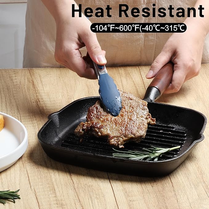 Hotec Mini Silicone Kitchen Tongs - Image 4