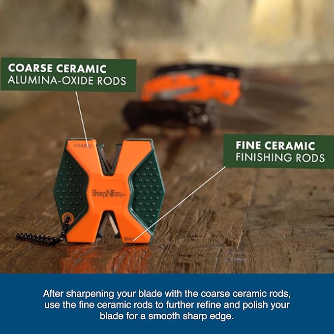 AccuSharp 2-Step Coarse and Fine Rods Knife Sharpener, Restores & Sharpens - Image 5