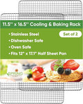 Spring Chef 11.5 x 16.5 Inch Stainless Steel Cooling Racks by SpringChef