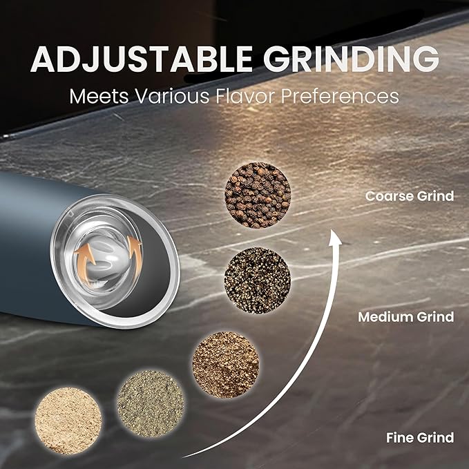 Battery Operated Salt And Pepper Grinder Set - Image 3