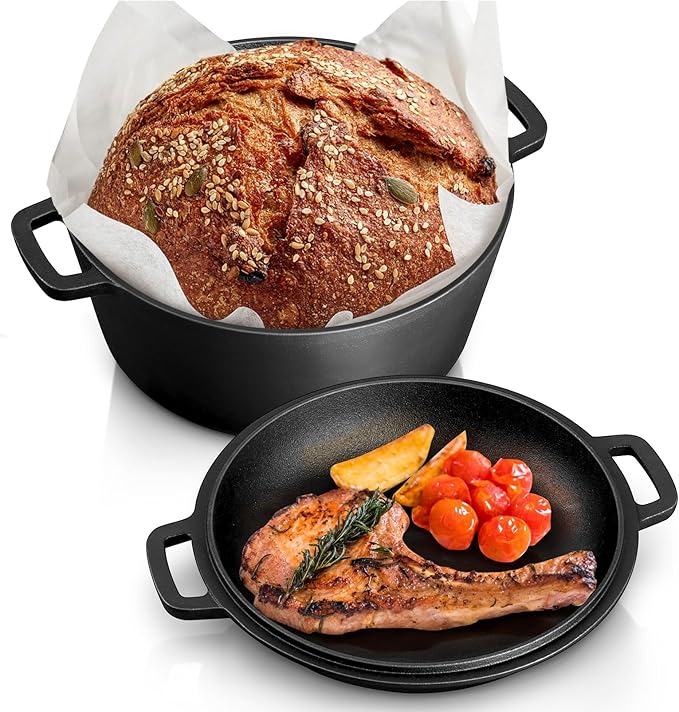 TeamFar Pre-season Cast Iron Dutch Oven by TeamFar