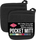 RITZ Terry Pocket Mitt & Hot Pad: Unparalleled Heat Resistant, Durable 100% by Ritz+Foodservice
