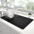 Rnivvi Dish Drying Mat for Kitchen Counter, 12 x 19" Super Absorbent Drainer by Rnivvi