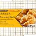 2-Pack Cooling Racks for Cooking and Baking by QukakaHomeCare