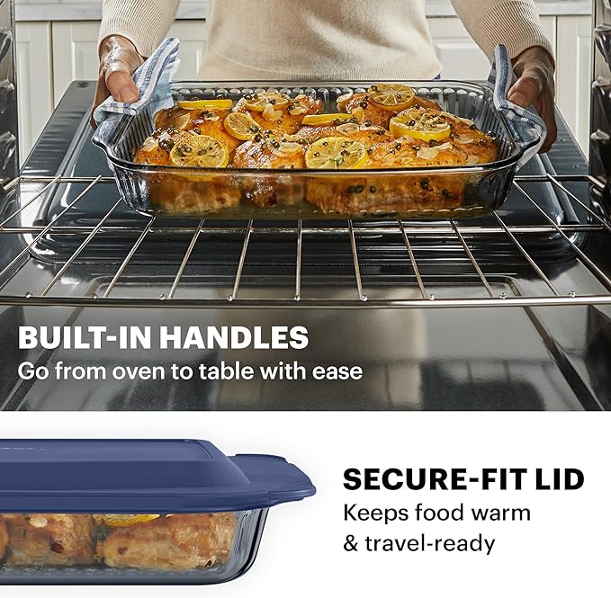 Pyrex Colors Tinted Glass Baking Dish - Image 3