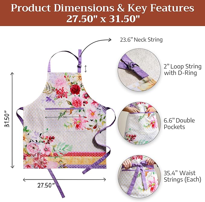 Maison d' Hermine 100% Cotton Apron - Image 5