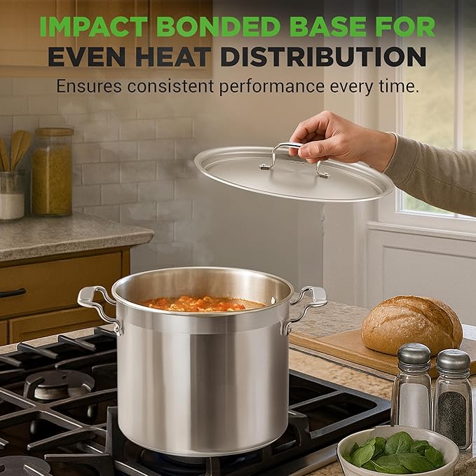 NutriChef 12-Quart Stainless Steel Stockpot - Image 7