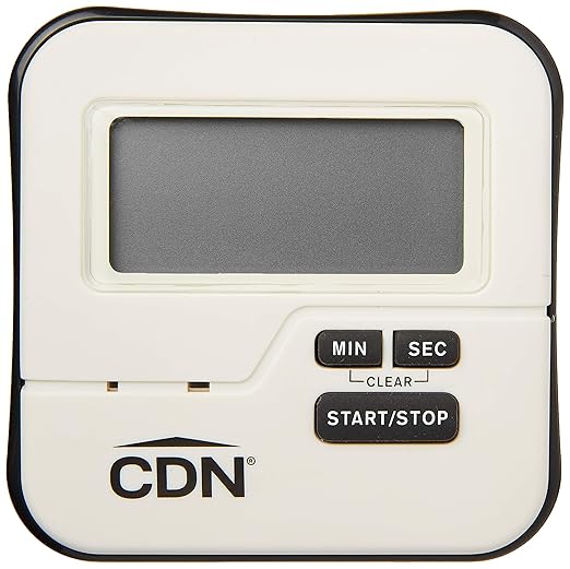 CDN Waterproof Kitchen Timer | Big Digital Display | 90-Second Loud Alarm - Image 4