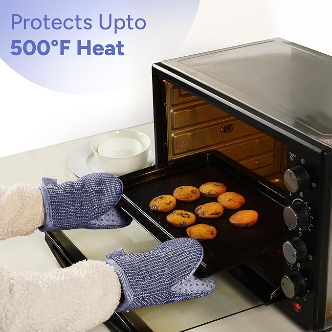 Casa Platino Silicone Oven Mitts & Potholders, 4-Piece – Pot Holders - Image 4