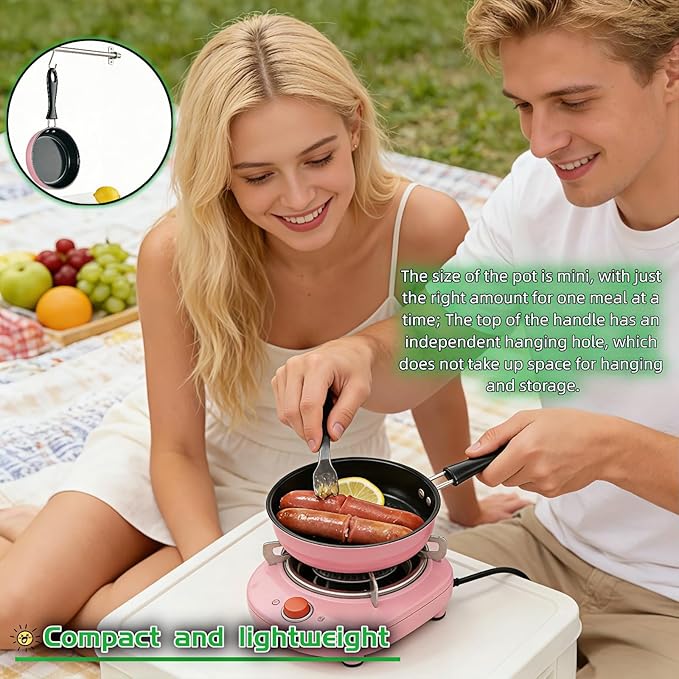 4.7 Inch Mini Skillet, Non-Stick Egg Pan - Image 3