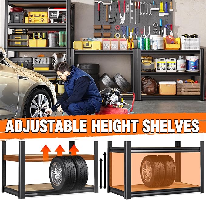 71" H-28 W-12 D Garage Shelving - Image 5