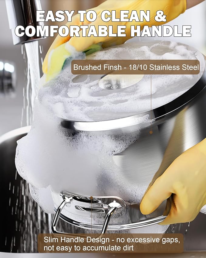 Cooks Standard Stockpots Stainless Steel, 24 Quart Professional Grade Stock Pot - Image 6