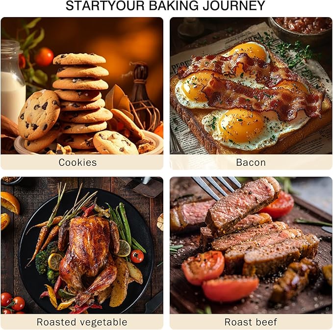 GIUOIDUO 2 Pack Half Sheet Baking Pans, Commercial Quality Baking Sheet Pan Set - Image 4