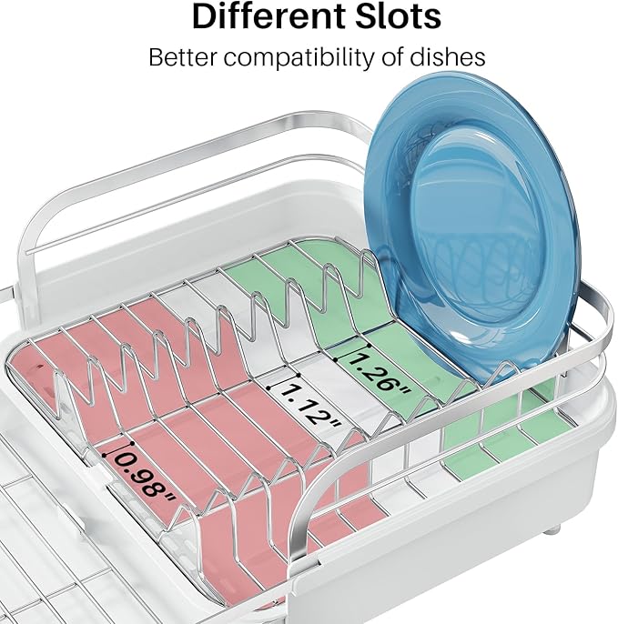 SNTD Dish Drying Rack, Expandable Dish Rack - Image 7