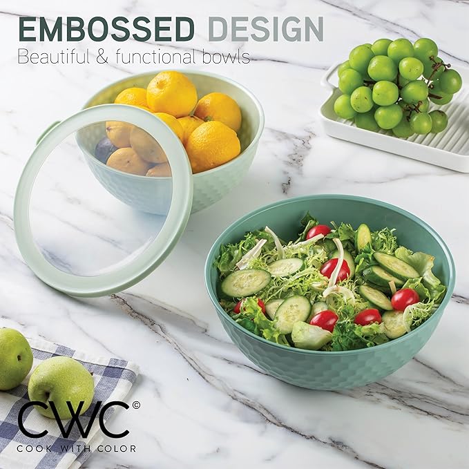 COOK WITH COLOR Mixing Bowls with Lids - Image 6