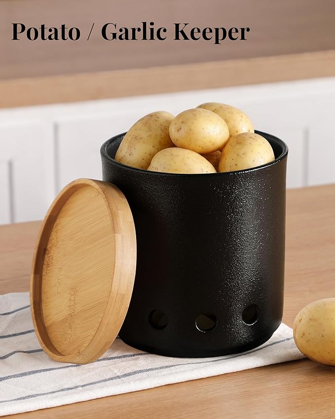 LoeJan 360° Rotating Ceramic Utensil Holder - Image 6