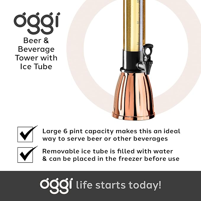 OGGI Beer Tower 3L/100oz - Image 7