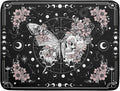 Skeleton Butterfly Dish Drying Mat Black Skull Absorbent Dish Drainer by Giwawa