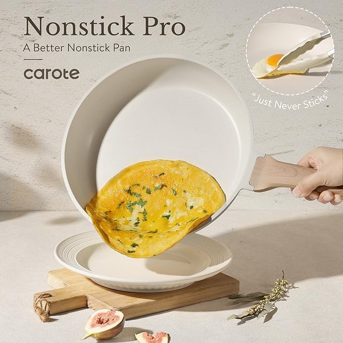 CAROTE ICE 35pcs Pots and Pans Set, Nonstick Cookware Sets - Image 3