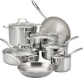 Tramontina Tri-Ply Clad Stainless Steel 12-Piece Cookware Set by Tramontina