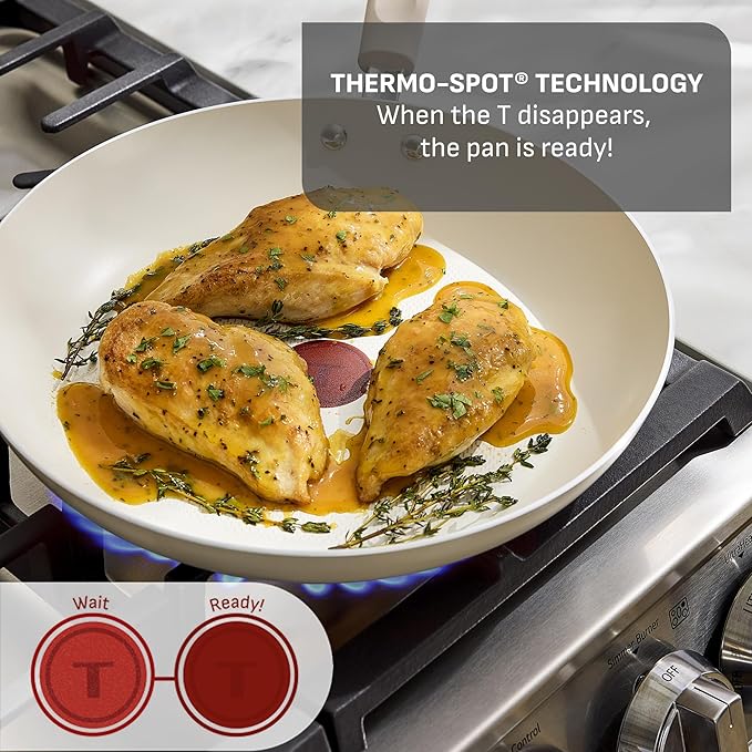 T-fal Signature Nonstick 12 Piece Cookware Set, Oven Safe Up to 350°F, - Image 5