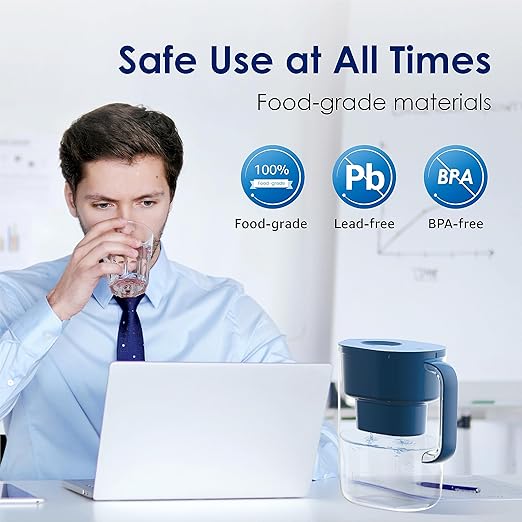 Waterdrop PT-07C Water Filter Pitcher, NSF Certified, 200-Gallon Long-Life - Image 8