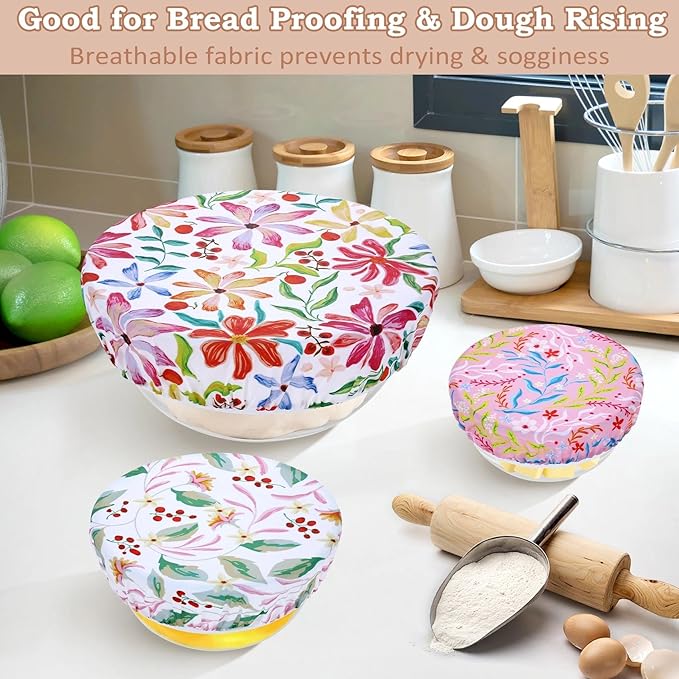 5-Size Reusable Beeswax Bowl Covers - Image 4