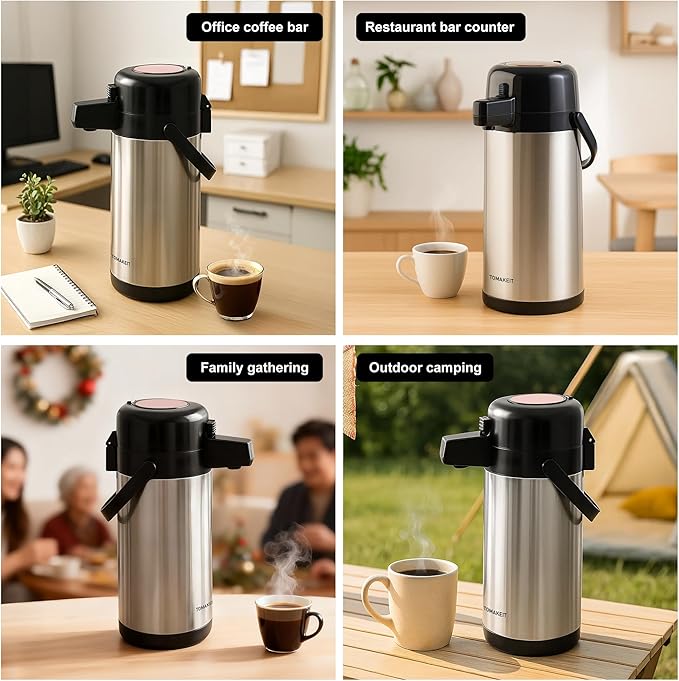 TOMAKEIT Airpot Coffee Dispenser - Image 7