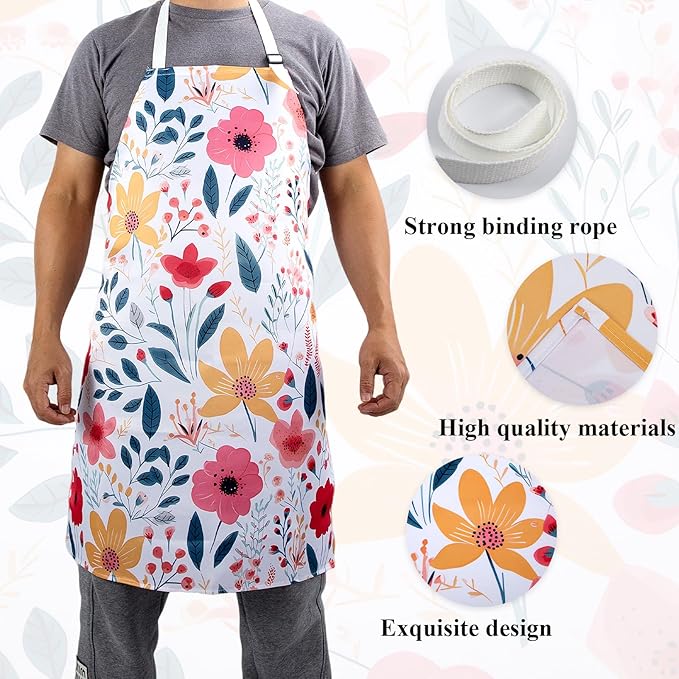 6 Pcs Kitchen Stuff Accessories, Kitchen Oven Mitts and Pot Holders Sets - Image 4