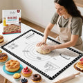 Silicone Baking Mat with 10 Recipes, Extra Thick Silicone Mats by Bredominant