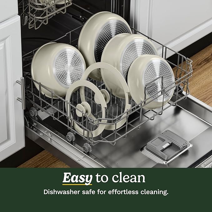 Cuisinart 13-Pc ClickSmart Nonstick Detachable Handle Ceramic Cookware - Image 9