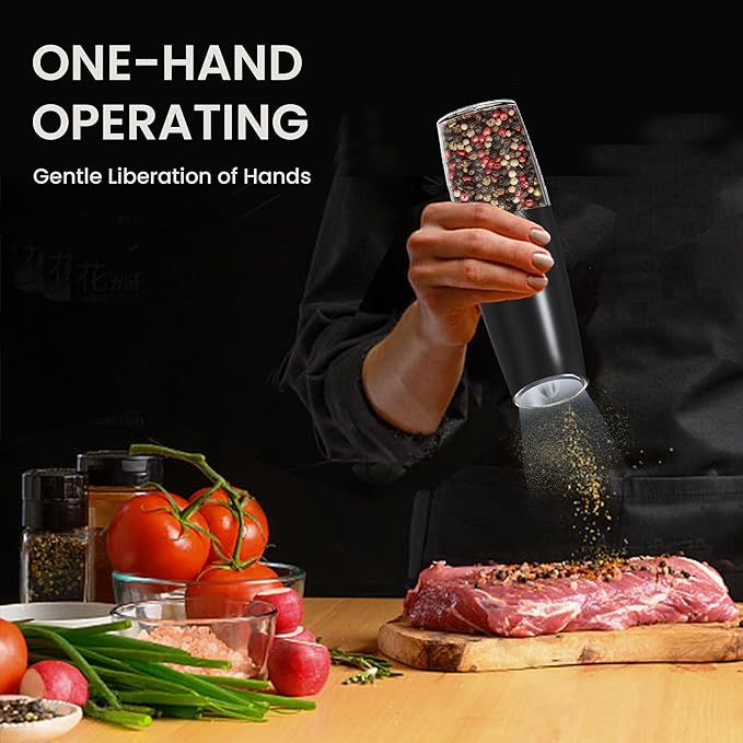 Rechargeable Salt And Pepper Grinder Set - Image 2