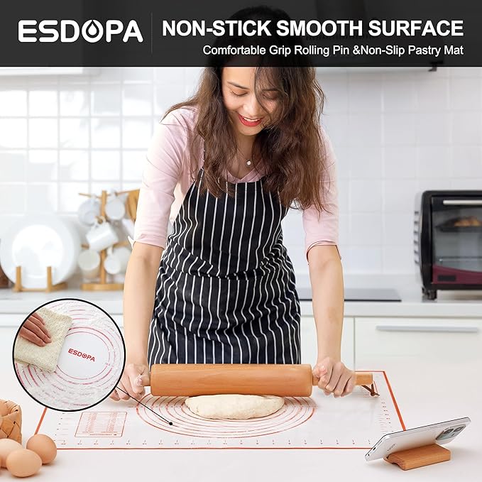 Classic Wood Rolling Pin - Image 6