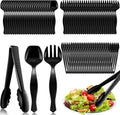 Mwellewm 72Pcs Plastic Serving Utensils Set Large Disposable Serving Spoons by Mwellewm