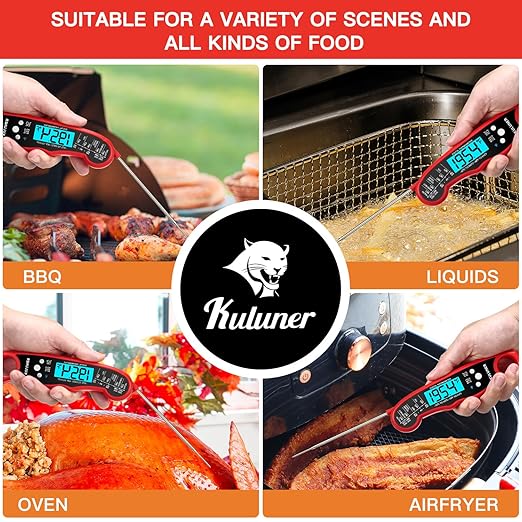 KULUNER TP-01 Waterproof Digital Instant Read Meat Thermometer - Image 3
