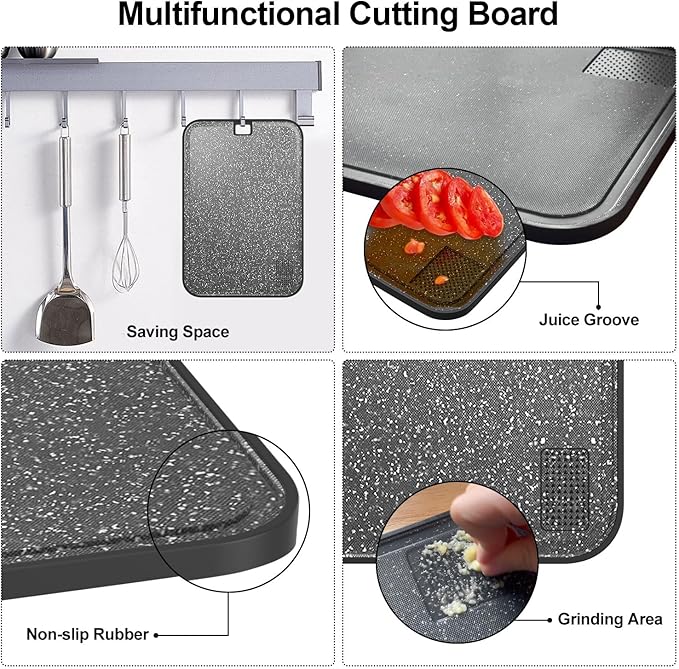 Metal Cutting Board, 15 x 10 inch Large Cutting Board - Image 2