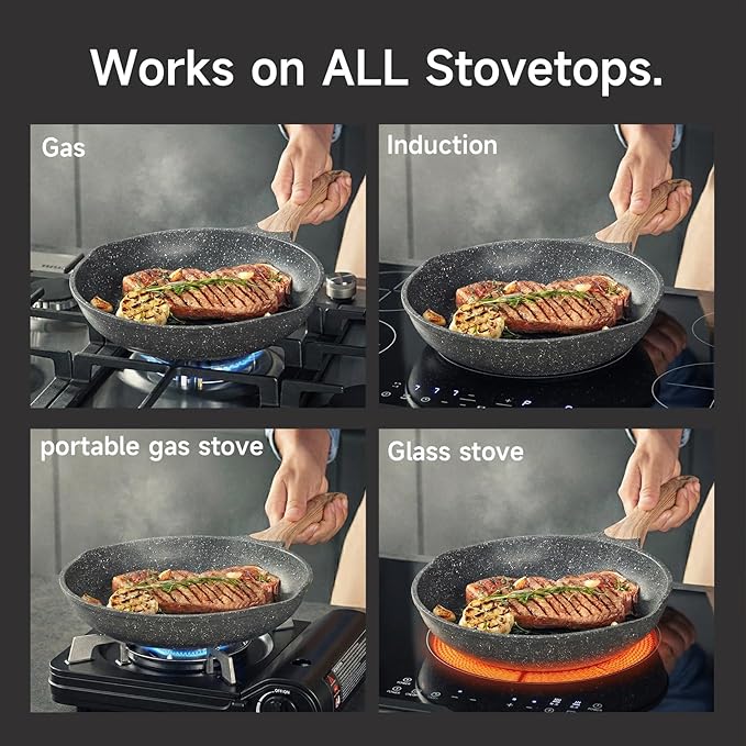 JEETEE 8 Inch Nonstick Frying Pan - Image 11