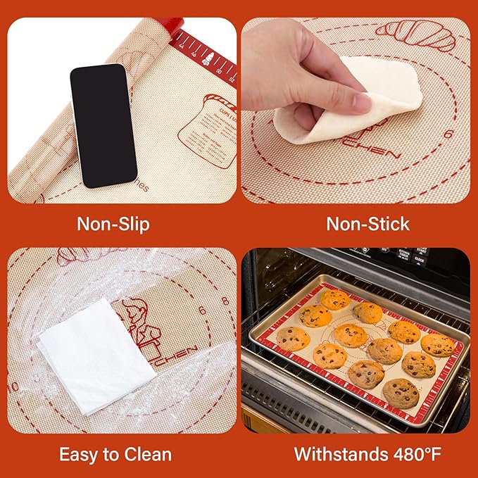 Extra Thick Silicone Baking Mat - Image 4