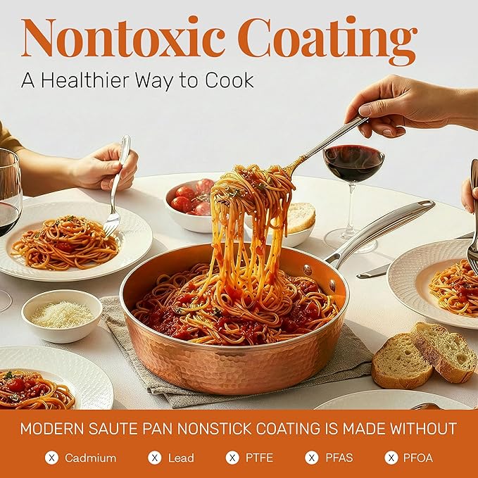GOTHAM STEEL 4 Qt Saute Pan - Image 4
