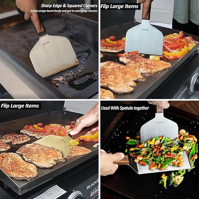 Vovoly Multipurpose Bench Scraper Kitchen Utensil - Image 8