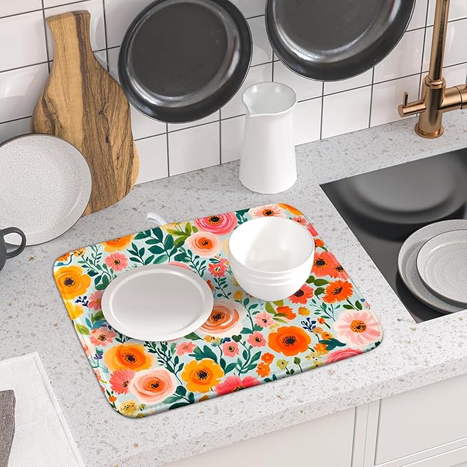 Spiral Flower Dish Drying Pad - Image 6