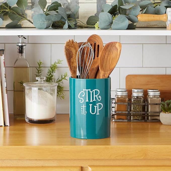 DII Kitchen Accessories Retro Collection Ceramics, Utensil Holder - Image 4