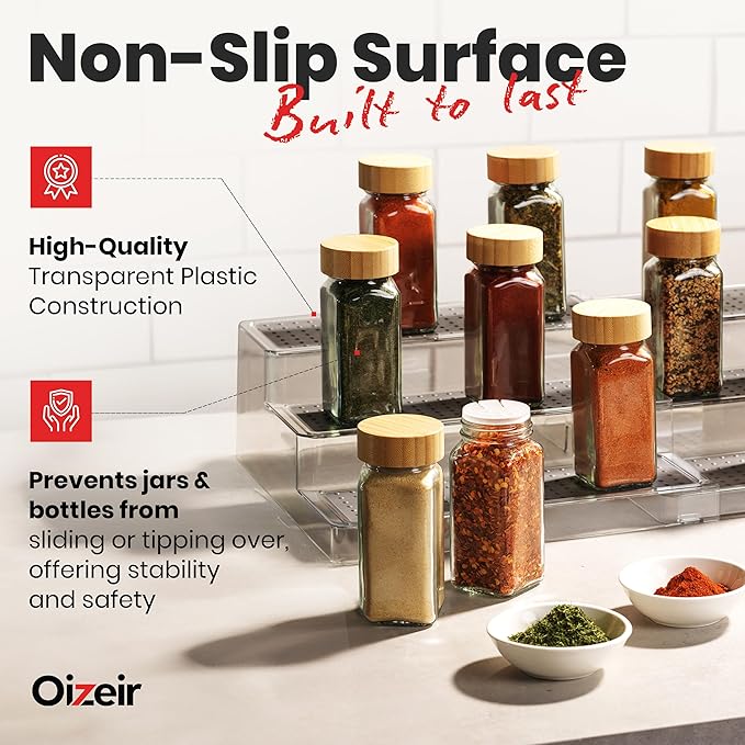 Oizeir Expandable Spice Organizer Rack - Image 3