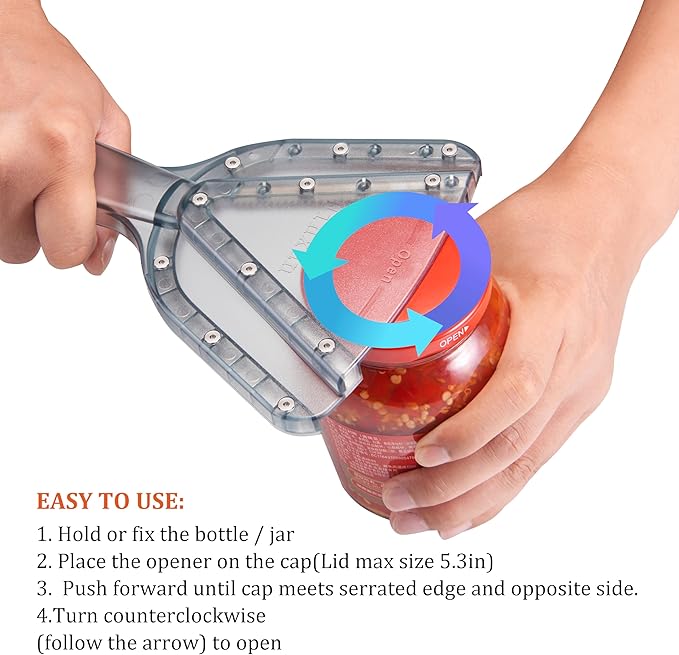 Uinxan Jar Opener for Weak Hand & Seniors - Image 4