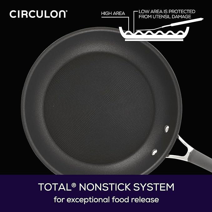 Circulon 83903 Radiance Hard Anodized Nonstick Cookware Pots and Pans Set - Image 6