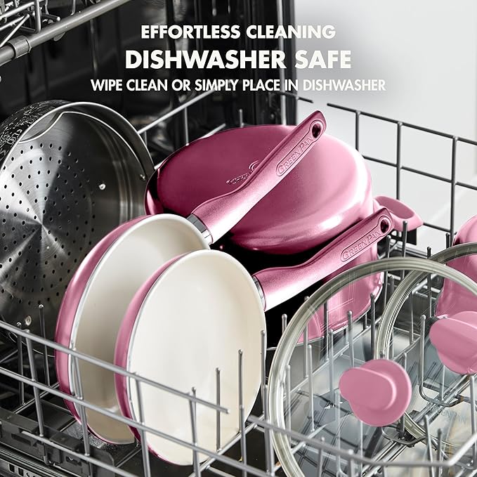 GreenPan Rio Healthy Ceramic Nonstick 8" Frying Pan Skillet and Silicone - Image 7