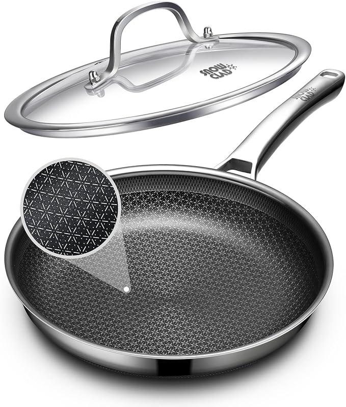 OATOFP Non Stick Frying Pans 12 inch, Hybrid Improved Version Frying Pans by UltimateCookwareDestination
