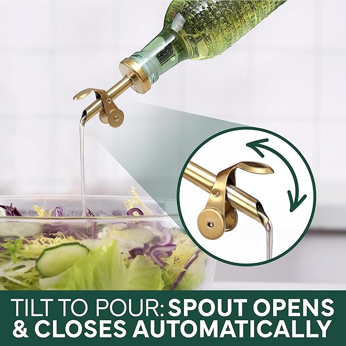 COOK WITH COLOR Glass Olive Oil Bottle Dispenser - Image 7